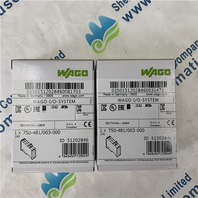 WAGO 750-481 003-000 Input and output modules