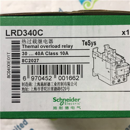Schneider LRD340C thermal relay