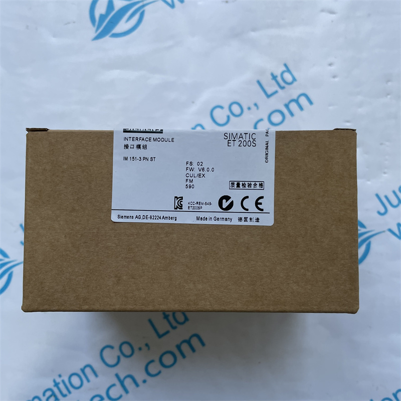 SIEMENS interface module 6ES7151-3AA23-0AB0 SIMATIC DP, interface module IM 151-3 PN ST for ET 200S transfer rate 100 Mbps max