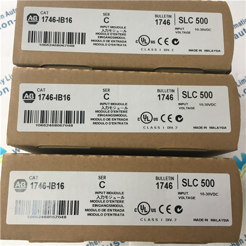 Allen Bradley PLC input module 1746-IB16 