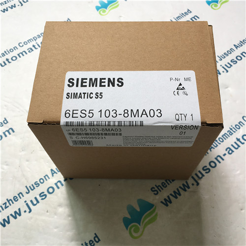 Siemens 6ES5103-8MA03 SIMATIC S5, CPU 103 Central processing unit for S5-100U