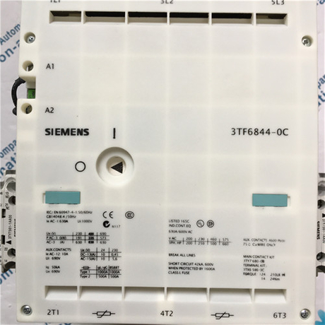 Siemens 3TF6844-0CM7-Z A02 Schütz 335KW Spule 230VAC 3TF68 