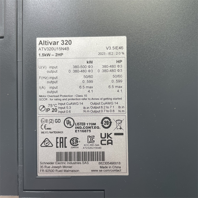 1PC New Schneider ATV320D15N4B Inverter In Box Expedited Shipping