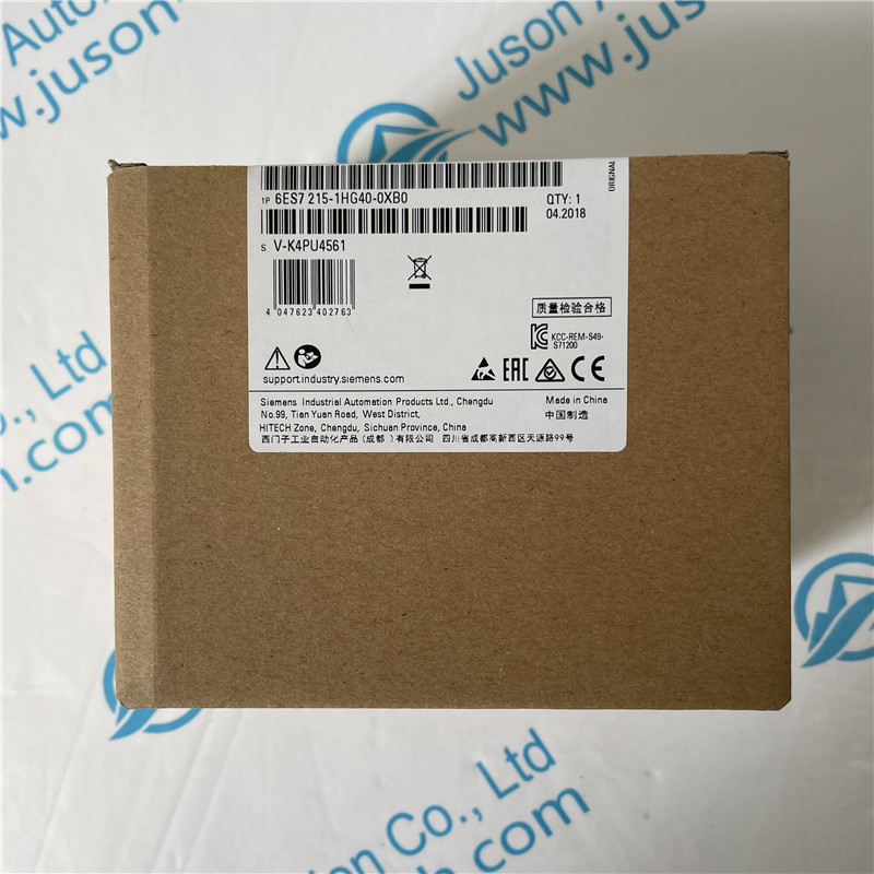 SIEMENS central processor module 6ES7215-1HG40-0XB0 SIMATIC S7-1200, CPU 1215C, compact CPU, DC/DC/relay, 2 PROFINET ports, onboard I/O: 