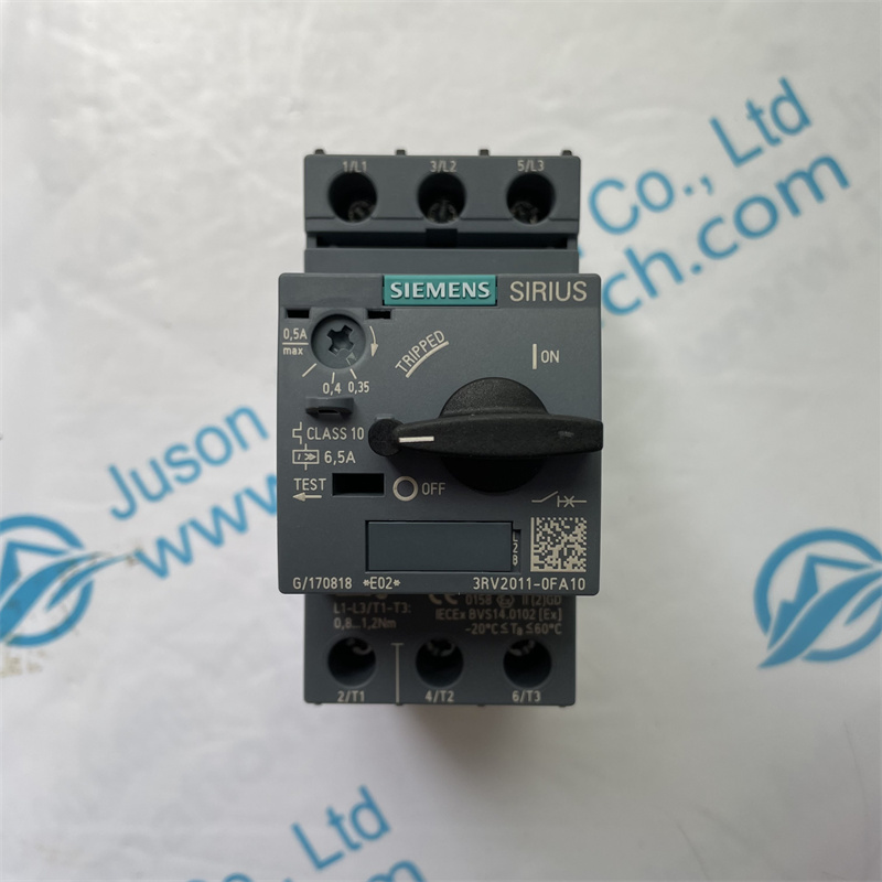 SIEMENS plastic case circuit breaker 3RV2011-0FA10