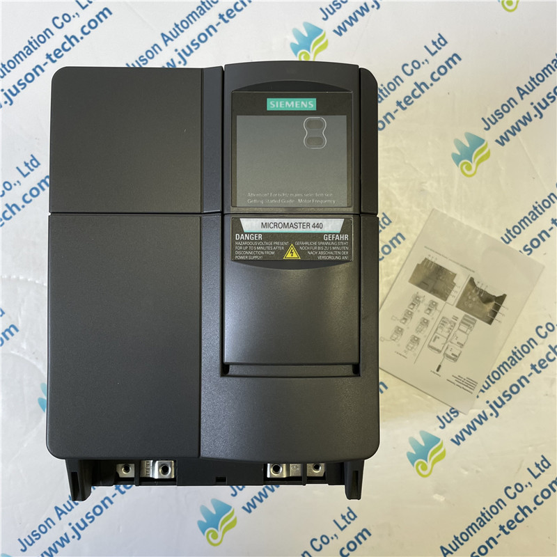 SIEMENS inverter 6SE6440-2AD27-5CA1 MICROMASTER 440 built-in class A filter 380-480 V 3 AC +10/-10% 47-63 Hz constant torque 7.5 kW overload 150% 60 s