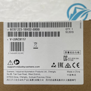 SIEMENS digital input and output module 6ES7223-1BH32-0XB0 SIMATIC S7-1200, Digital I/O SM 1223, 8 DI/8 DO, 8 DI 24 V DC, Sink/Source, 8 DO