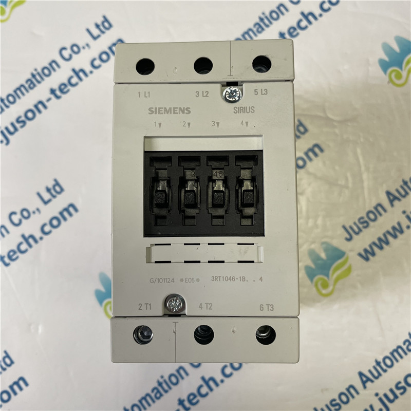 SIEMENS contactor 3RT1046-1BB44 Power contactor, AC-3 95 A, 45 kW / 400 V 24 V DC, 2 NO + 2 NC 3-pole, Size S3 Screw terminal