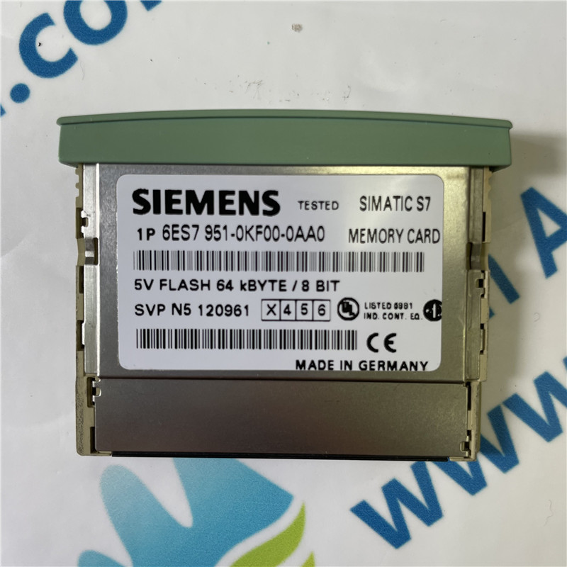 SIEMENS chip 6ES7951-0KF00-0AA0 SIMATIC S7, memory cards for S7-300, Short design, 5V Flash EPROM, 64 KB