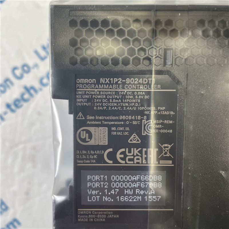 OMRON Programmable Controller NX1P2-9024DT1