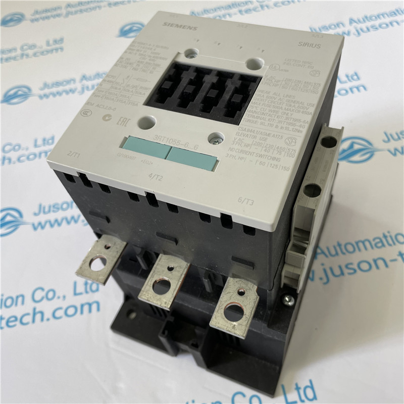 SIEMENS AC contactor 3RT10556AP36 power contactor, AC3 150 A, 75 kW