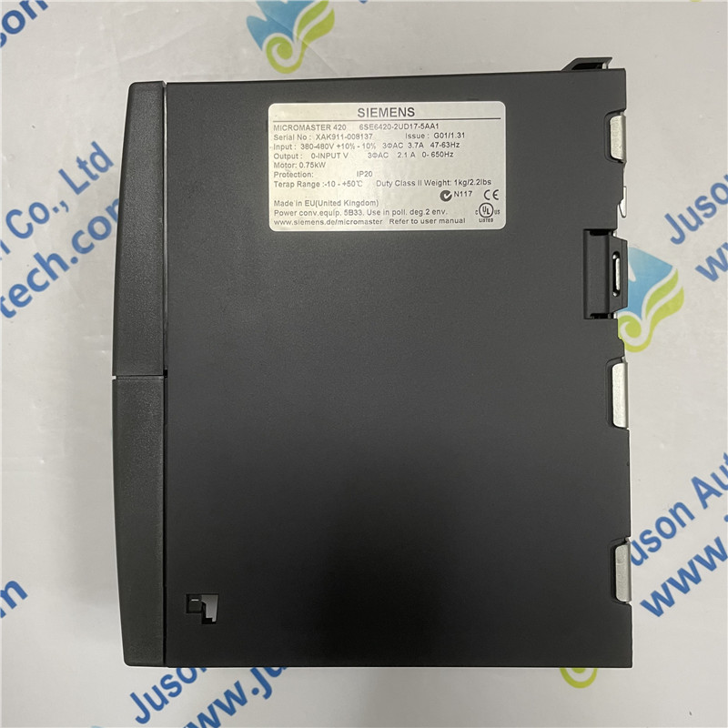SIEMENS 6SE6420-2UD17-5AA1 MICROMASTER 420 without filter 380-480 V