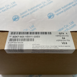 SIEMENS communication processor 6GK7443-1EX11-0XE0 communications processor CP 443-1 for connection of SIMATIC S7-400 to industrial Ethernet via ISO/TCP/IP 