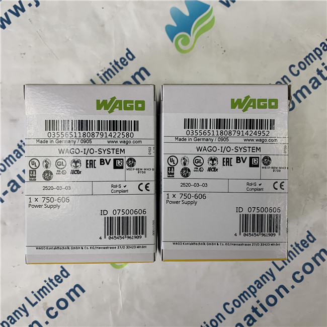 WAGO 750-606 Input and output modules