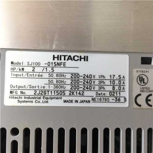 HITACHI SJ100-015NFE Invertor