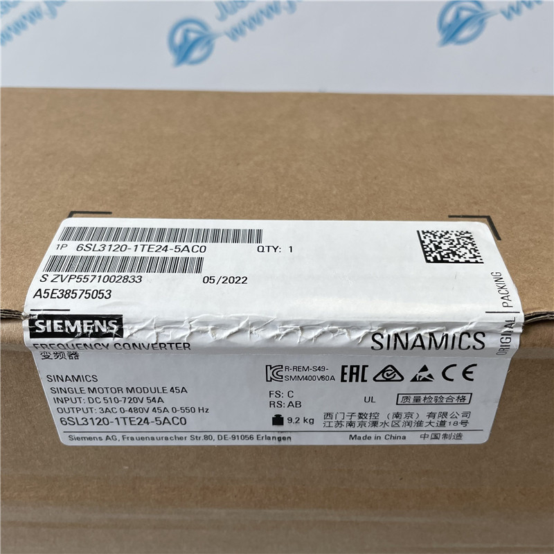 新品SIEMENS シーメンス インバータ 6SL3210-1KE15-8AF2 G120C 480V