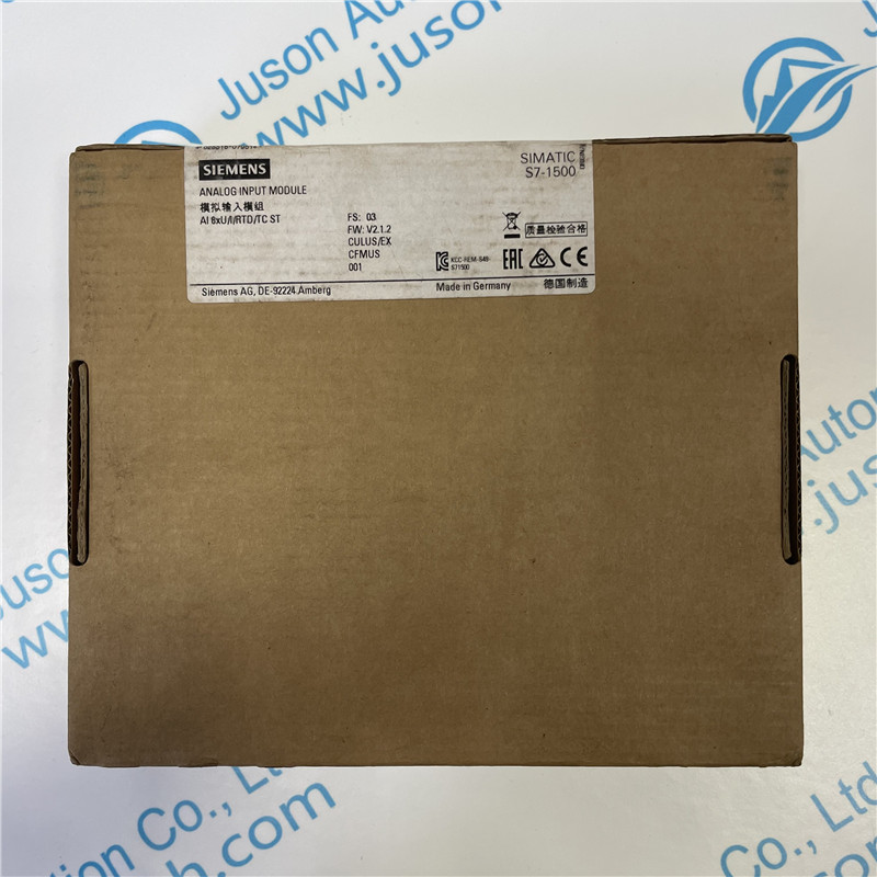 SIEMENS analog input module 6ES7531-7KF00-0AB0 SIMATIC S7-1500 analog input module AI 8xU/I/RTD/TC ST, 16 bit resolution, accuracy 0.3%, 8 channels in groups of 8;