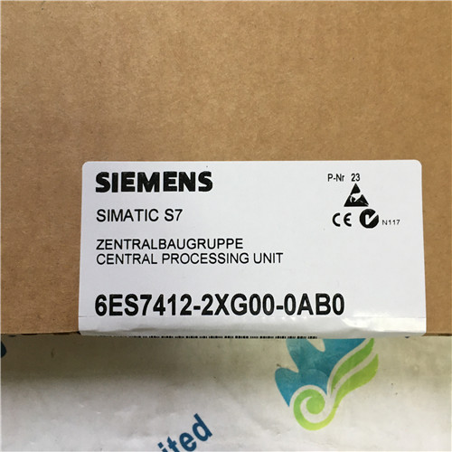 Siemens 6ES7412-2XG00-0AB0 SIMATIC S7-400, CPU 412-2 144 KB WORKING MEMORY (72 KB CODE, 72 KB DATA) 1. INTERFACE MPI/DP 12 MBIT/S 2. INTERFACE DP