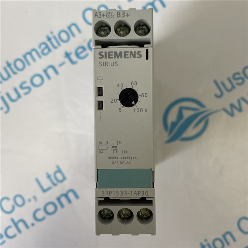 SIEMENS time relay 3RP15331AP30 Timing relay, delay 1 changeover
