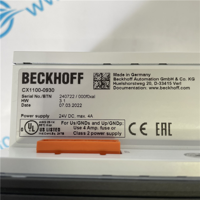 BECKHOFF bus coupler CX1100-0930