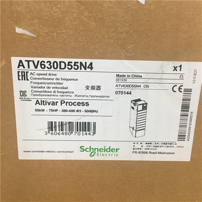 Schneider ATV630D55N4 Variable speed drive, Altivar Process ATV600, ATV630, 55kW/75 hp, 380...480 V, IP21/UL type 1