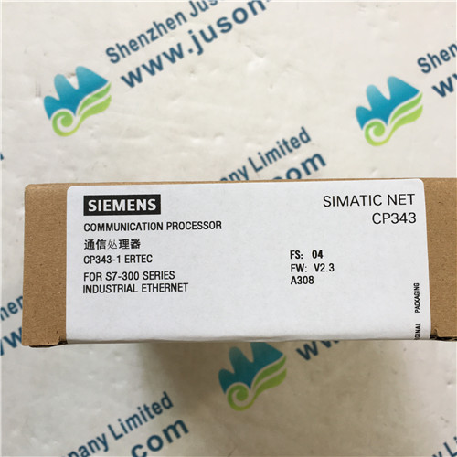 Siemens 6GK7343-1EX30-0XE0 Communications processor CP 343-1 for connection of SIMATIC S7-300 to Industrial Ethernet via ISO and TCP/IP, PROFINET IO controller or PROFINET IO device