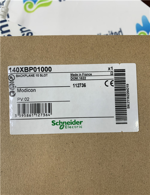 Schneider PLC analog output module 140XBP01000 