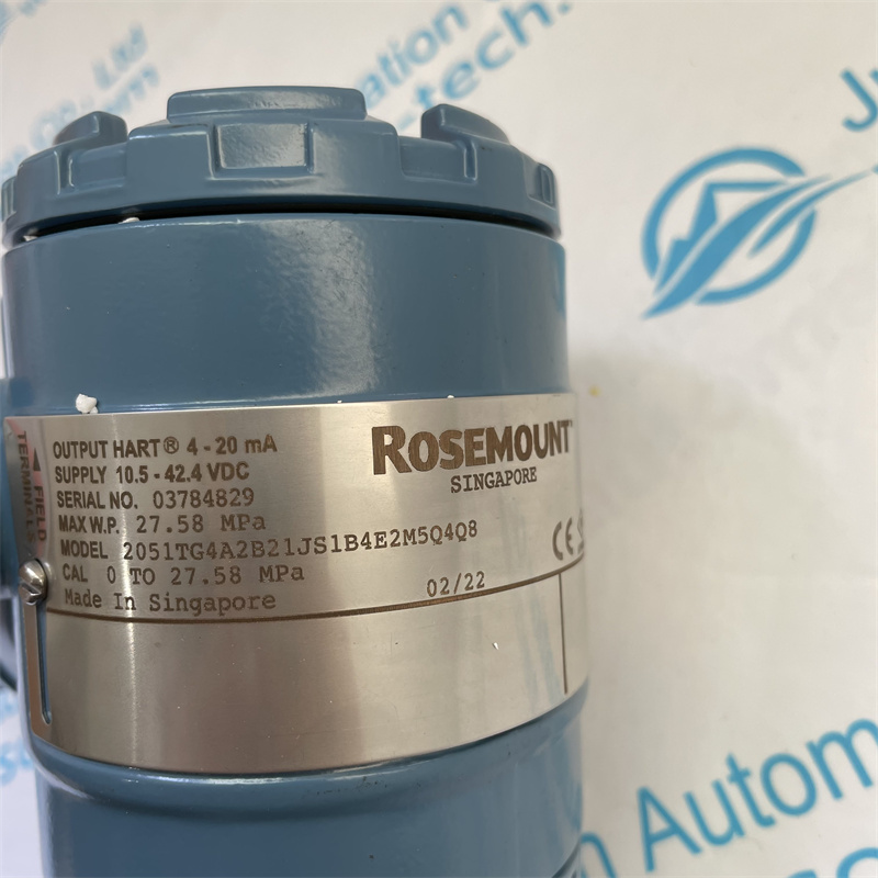 EMERSON Rosemount Pressure transmitter 2051TG4A2B21JS1B4E2M5Q4Q8