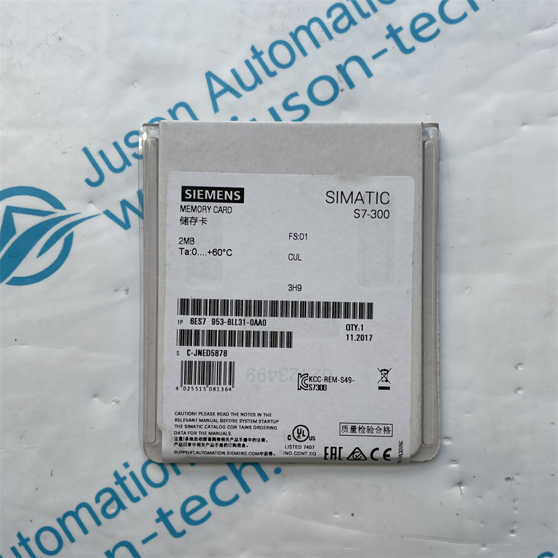 Siemens PLC memory card 6ES7953-8LL31-0AA0 SIMATIC S7, Micro