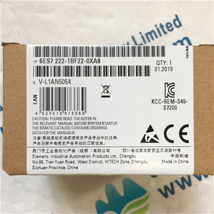 Siemens 6ES7222-1BF22-0XA8 SIMATIC S7-200 CN, digital output EM 222, only for S7-22X CPU, 8 DO, 24 V DC, this S7-200 CN product only has CE approval