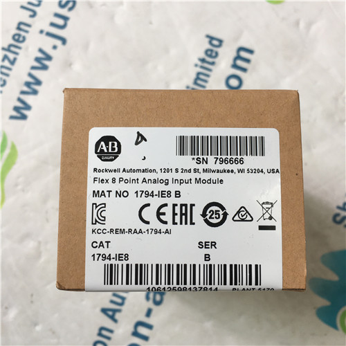 Allen Bradley PLC analog input module 1794-IE8 