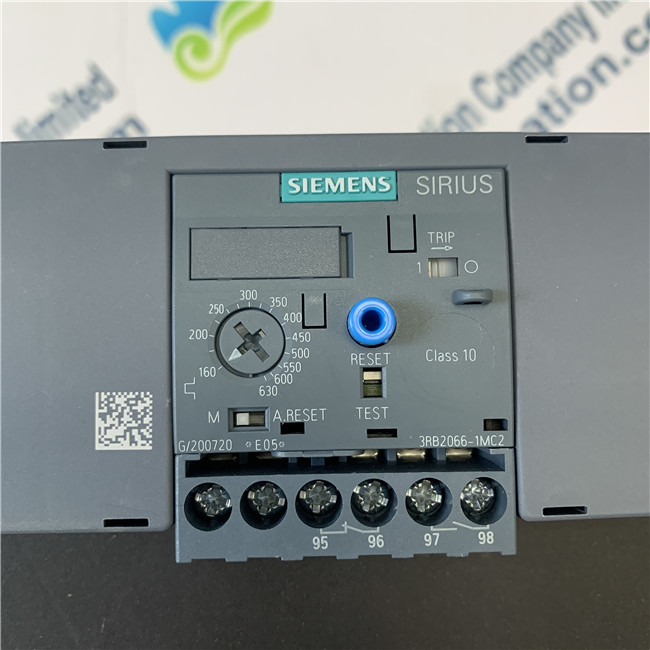 SIEMENS 3RB2066-1MC2 Overload relay 160...630 A for motor protection Size S10/S12