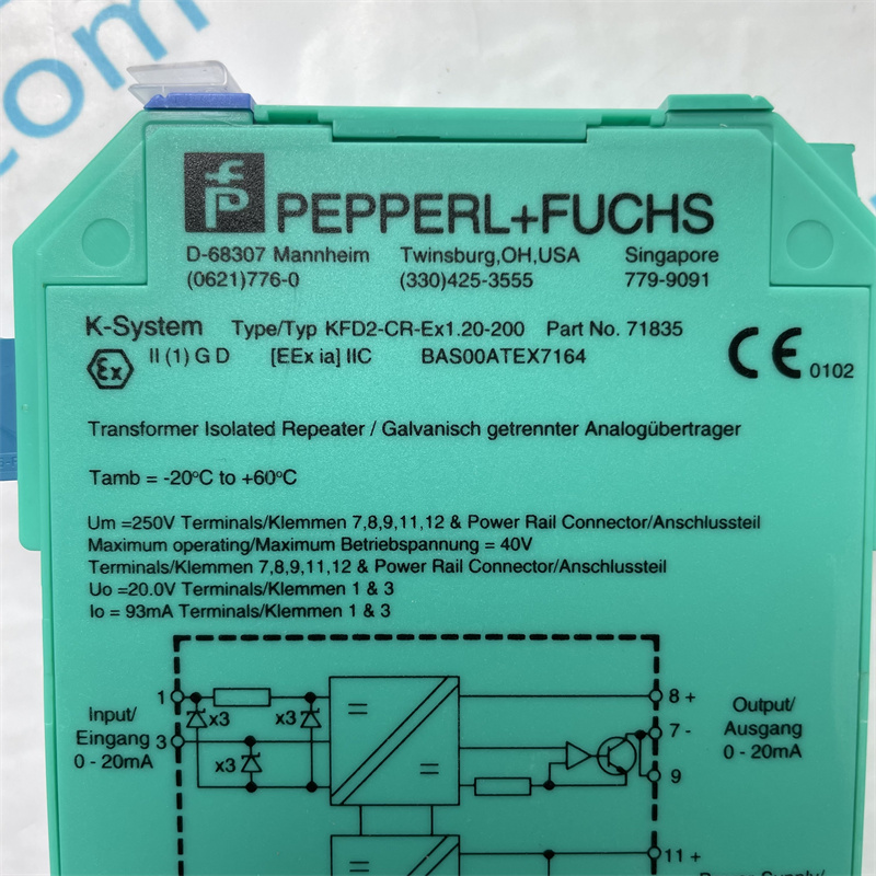 PEPPERL+FUCHS photoelectric sensor KFD2-CR-EX1.20-200 