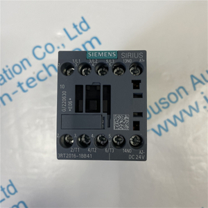 SIEMENS contactor 3RT2016-1BB41 Power contactor, AC-3 9 A, 4 kW / 400 V 1 NO, 24 V DC 3-pole, Size S00 screw terminal
