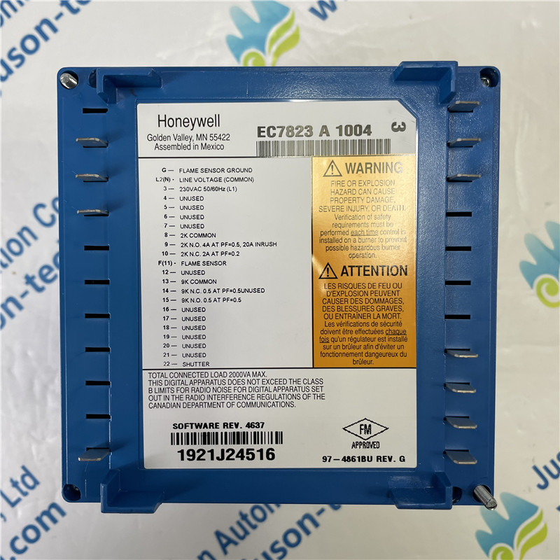 Honeywell Combustion Safety Controller EC7823A1004