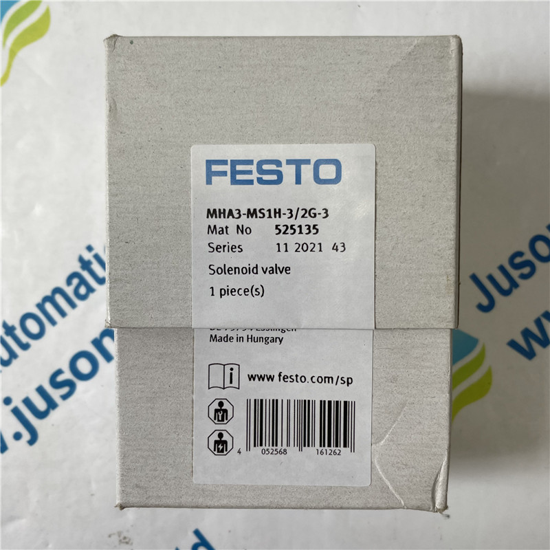 FESTO Dual Electric Control Solenoid Valve MHA3-MS1H-3 2G-3 525135