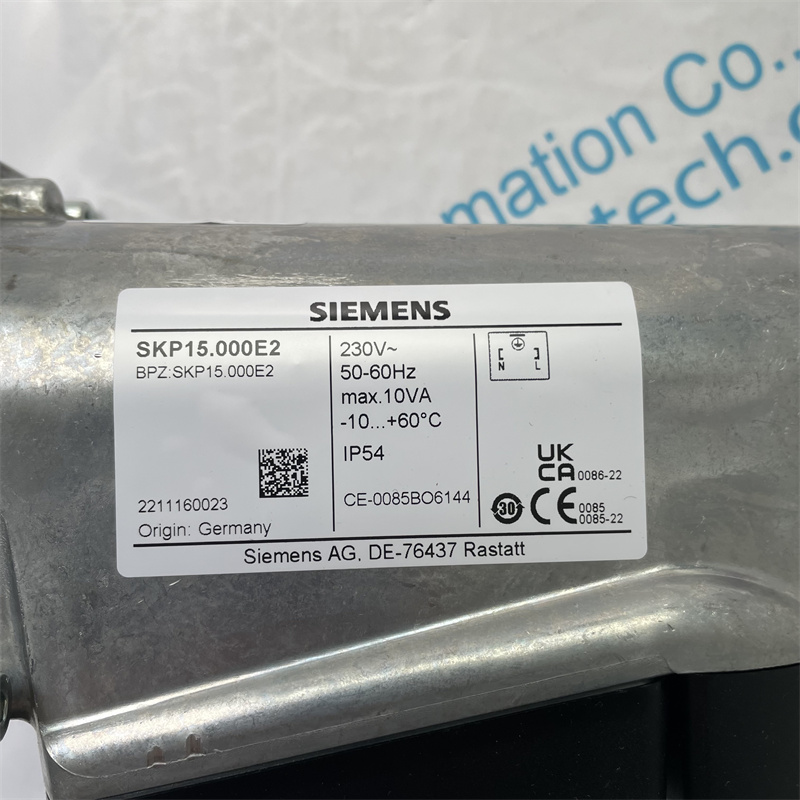 SIEMENS valve actuator SKP15.000E2