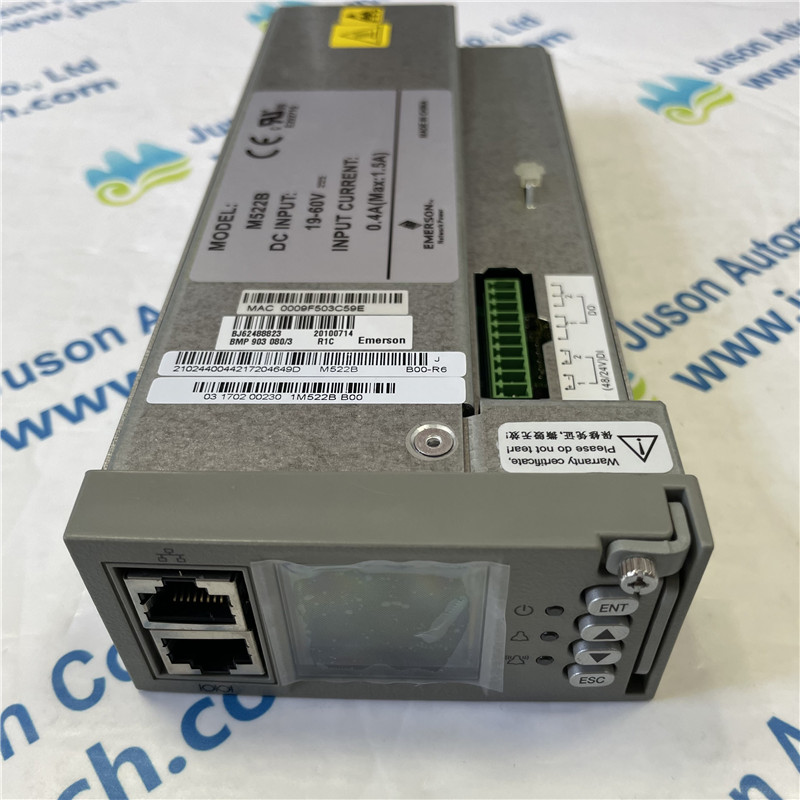 EMERSON DC screen communication power monitoring module M522B