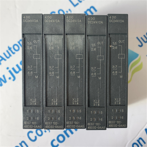 SIEMENS PLC switch output module 6ES7132-4BD32-0AA0,SIMATIC DP, 5 electronic modules for ET 200S, 4 DO standard 24 V DC/2 A, 15 mm width, 5 units per packing unit
