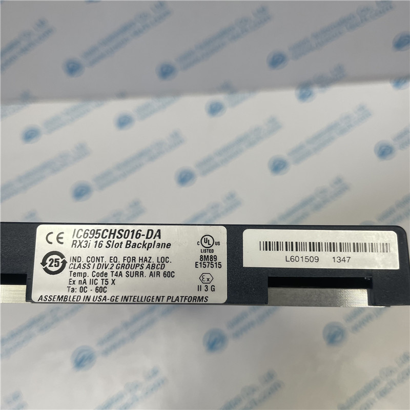 GE backplane IC695CHS016