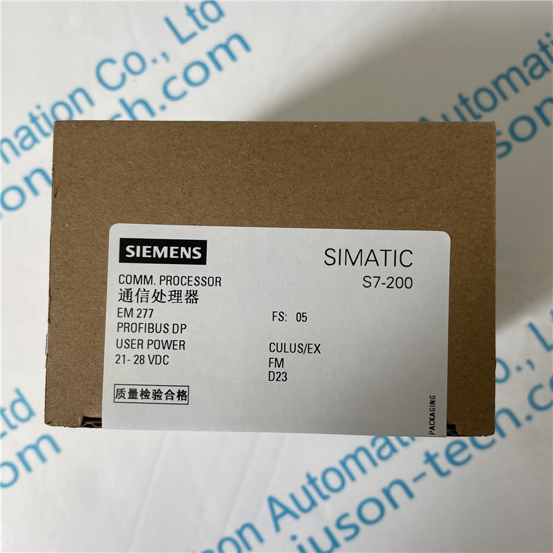 SIEMENS communication processor 6ES7277-0AA22-0XA0 SIMATIC S7-200, PROFIBUS DP Slave module, 9.6 KB to 12 MB, 1 interface PROFIBUS-DP/MPI