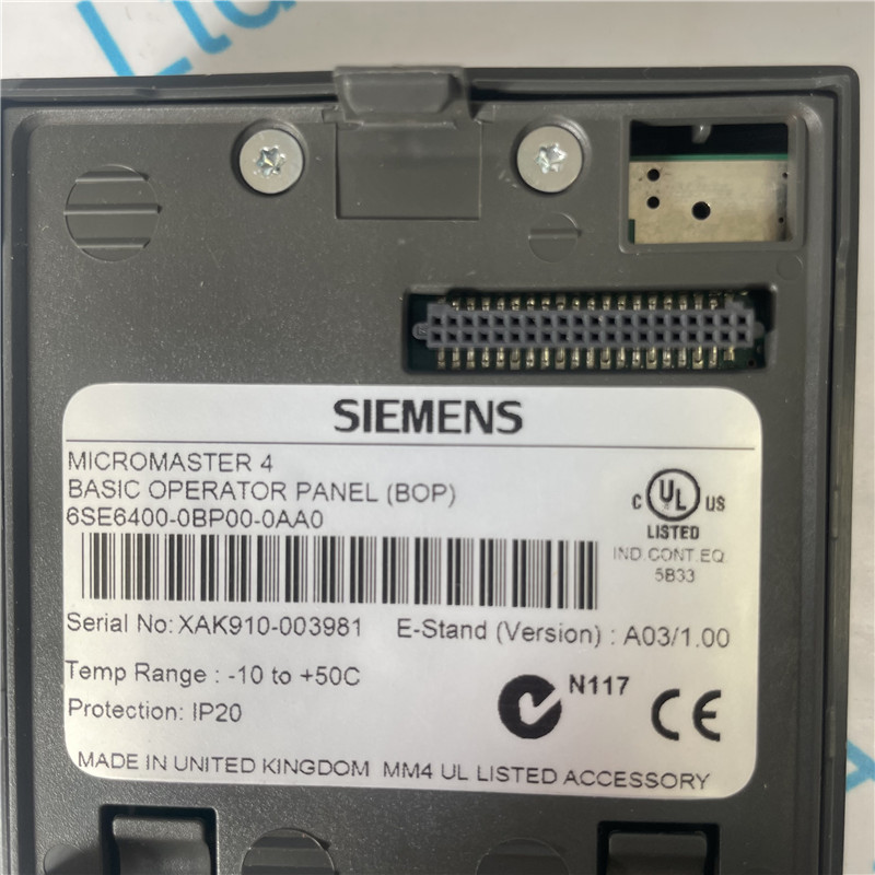 SIEMENS frequency converter operation panel 6SE6400-0BP00-0AA0 MICROMASTER 4 BASIC OPERATOR PANEL (BOP)