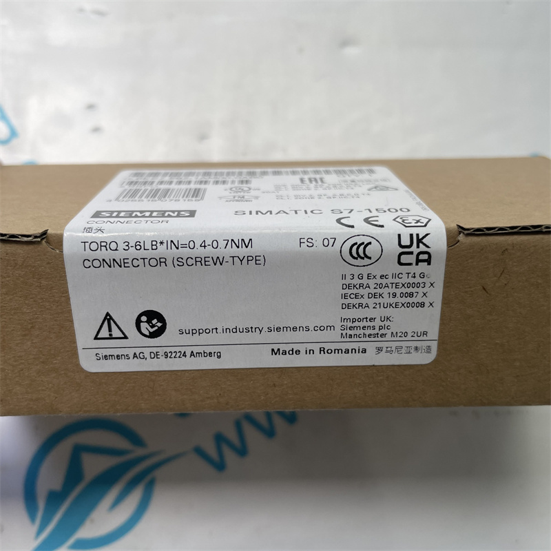 SIEMENS 6ES7592-1AM00-0XB0 SIMATIC S7-1500, Front connector Screw-type connection system