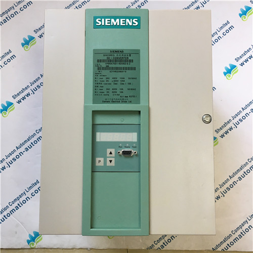 Siemens 6RA7031-6DV62-0-ZS00 SIMOREG DC Master rectifier, with microprocessor for four-quadrant drives Circuit (B6) A (B6) C input: 400 V 3AC, 104 A controllable: