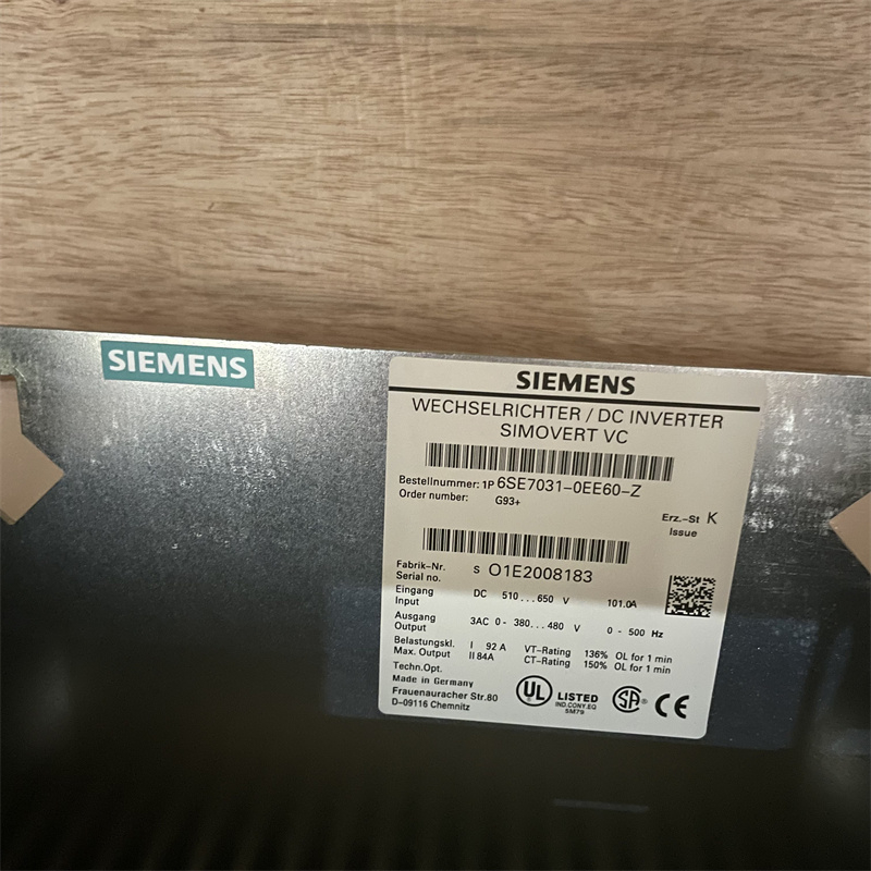 SIEMENS excitation rectifier 6SE7031-0EE60-Z G93 SIMOVERT Master drives ...