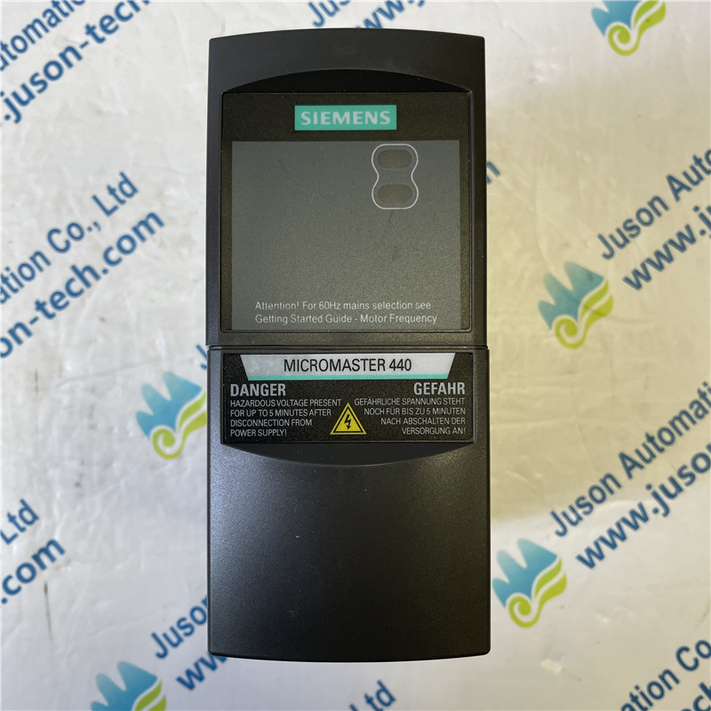 SIEMENS inverter 6SE6440-2UD15-5AA1 MICROMASTER 440 without filter 380-480 V 3 AC +10/-10% 47-63 Hz constant torque 0.55 kW overload 150% 60 s